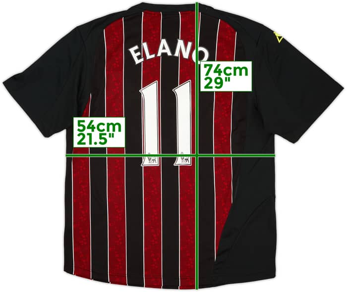 2008-09 Manchester City Away Shirt Elano #11 - 8/10 - (XL)