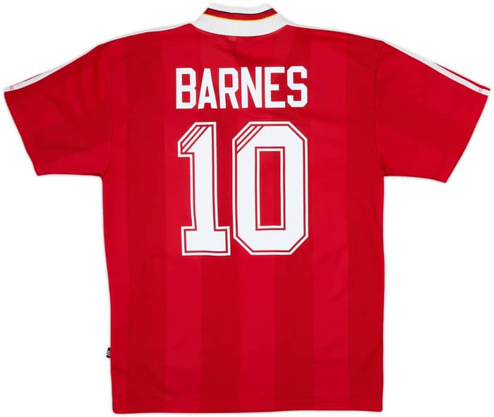 1995-96 Liverpool Home Shirt Barnes #10 - 8/10 - (L)