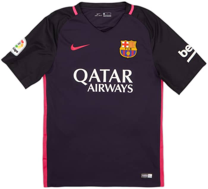 Camiseta de visitante del Barcelona 2016-17 Neymar Jr #11 - 8/10 - (S)