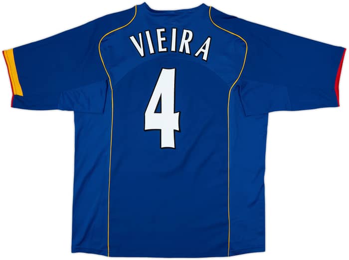 2004-06 Arsenal Away Shirt Vieira #4 - 8/10 - (XL)