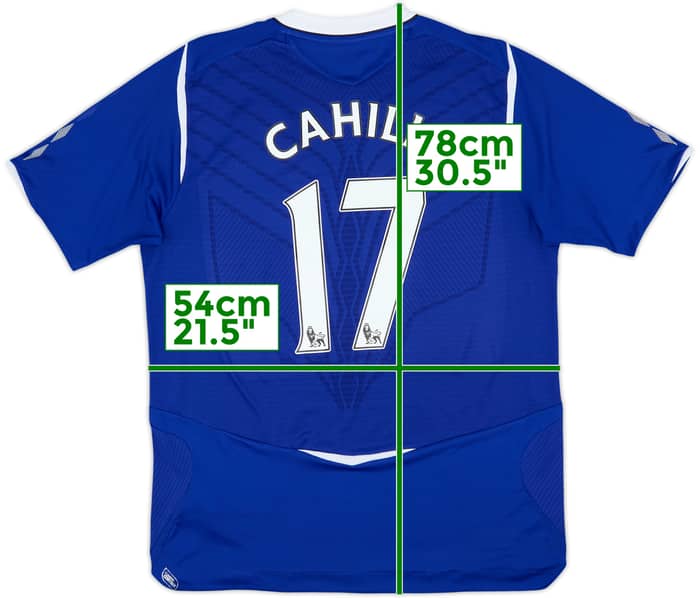 2008-09 Everton Home Shirt Cahill #17 - 6/10 - (L)