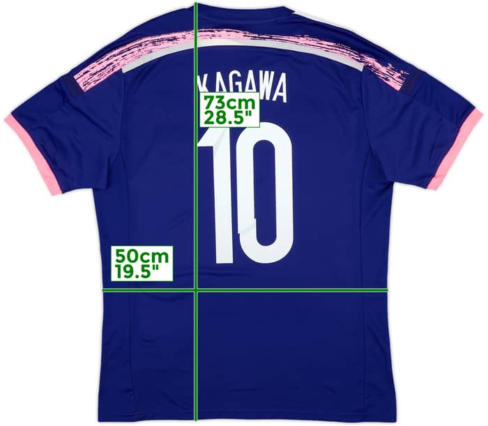 2013-15 Japan Women's Home Shirt Kagawa #10 (L)