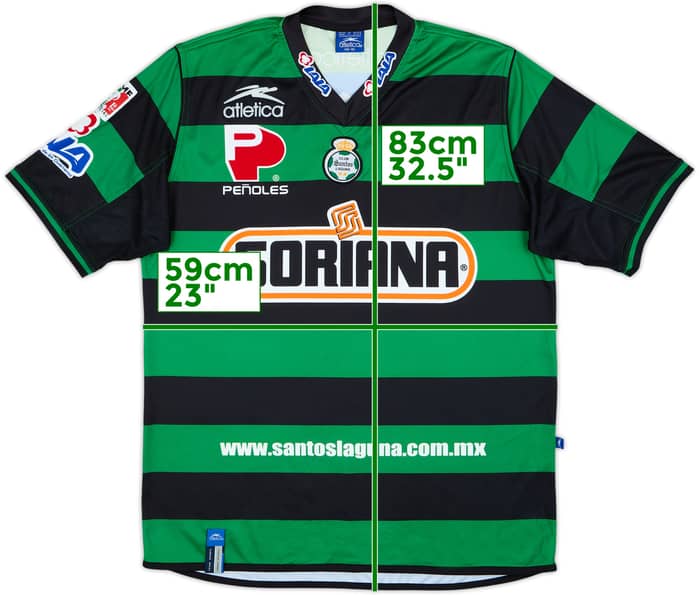 2002-03 Santos Laguna Away Shirt - 9/10 - (XL)