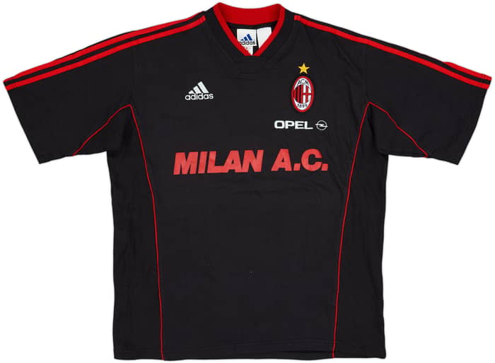1999-00 AC Milan Player Issue adidas Cotton Tee - 10/10 - (L/XL)
