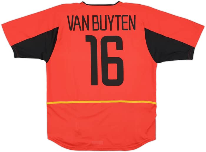 2002-04 Belgium Home Shirt Van Buyten #16 - 10/10 - (L)
