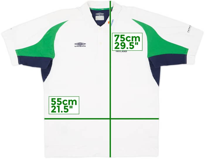 2002-04 Ireland Umbro Polo Shirt - 6/10 - (L)