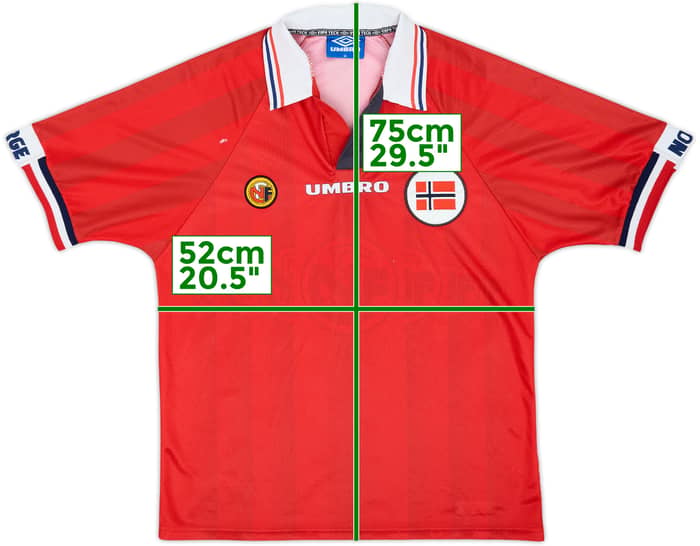 1998-00 Norway Home Shirt - 5/10 - (M)