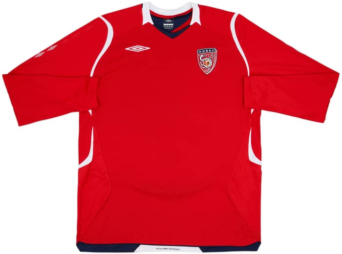 2008 Norway Home L/S Shirt - 8/10 - (XL)