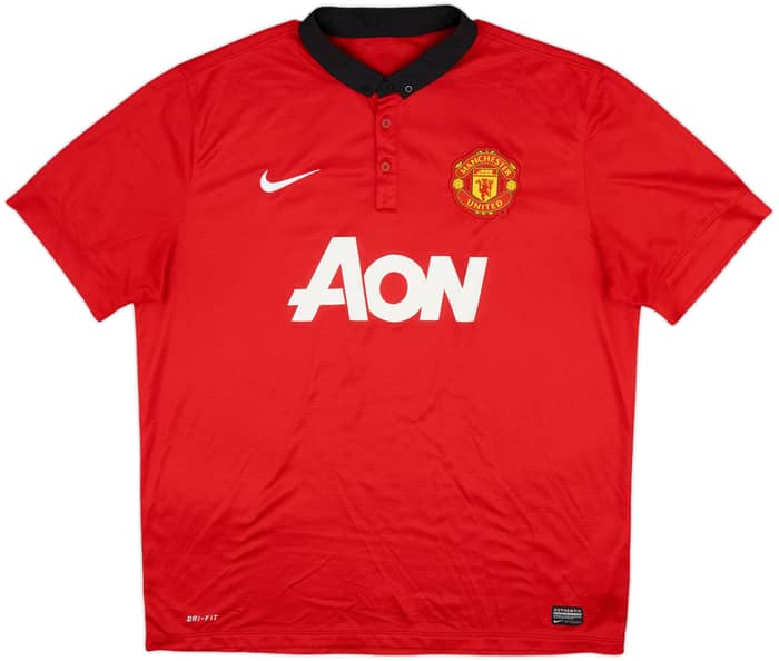 2013-14 Manchester United Home Shirt Kagawa #26 - 8/10 - (XL)