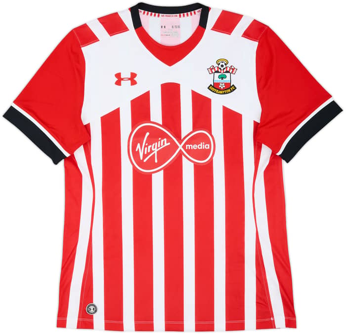 2016-17 Southampton Home Shirt Virgil #17 - 8/10 - (XL)