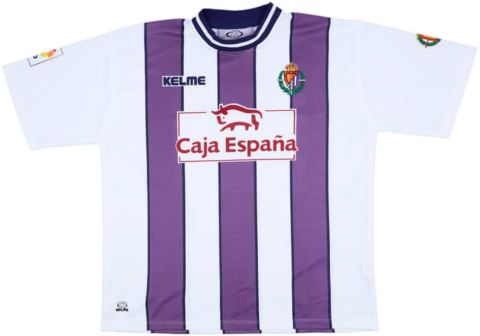 1999-00 Real Valladolid Home Shirt - 9/10 - (XL)