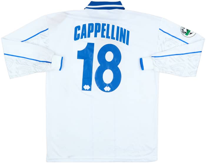 1997-98 Empoli Match Issue Away L/S Shirt Cappellini #18