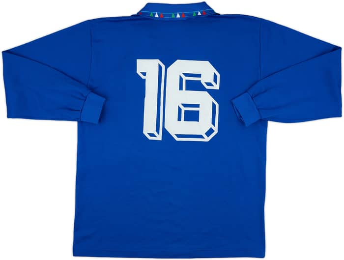 1991 Italy Match Issue Home L/S Shirt #16