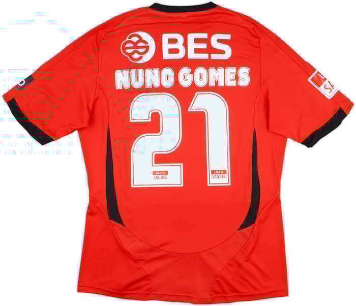2008-09 Benfica Match Issue Home Shirt Nuno Gomes #21