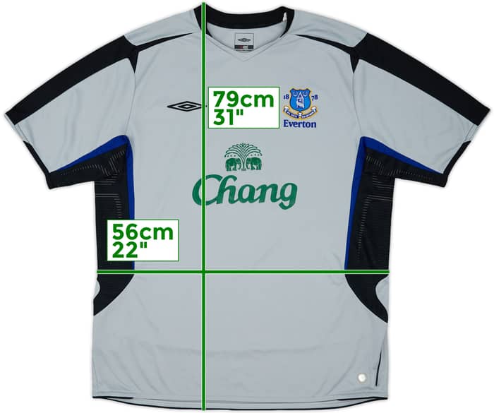 2005-06 Everton Away Shirt Beattie #8 - 9/10 - (XL)