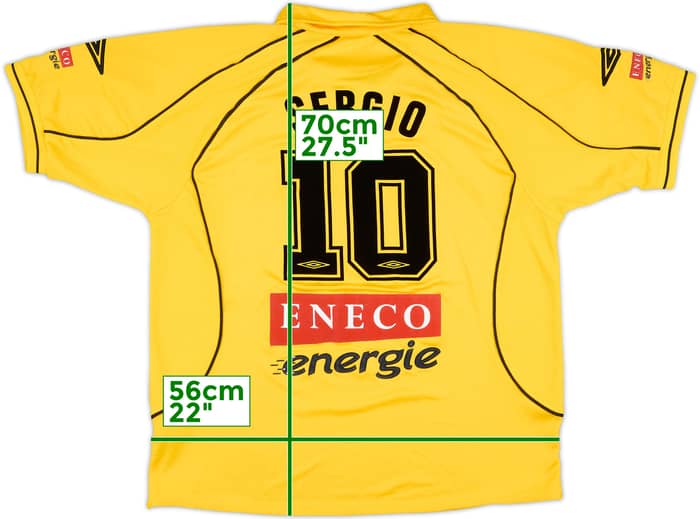 2002-03 Roda JC Home Shirt Sergio #10 - 8/10 - (L)