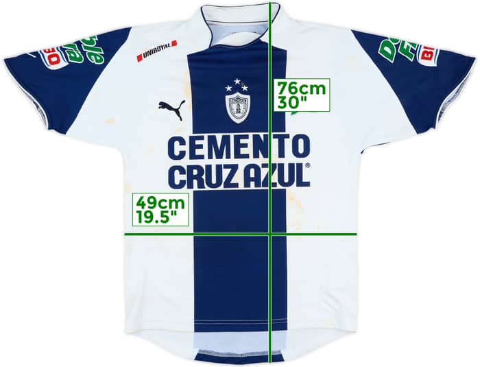 2004 Pachuca Match Worn Home Shirt #14