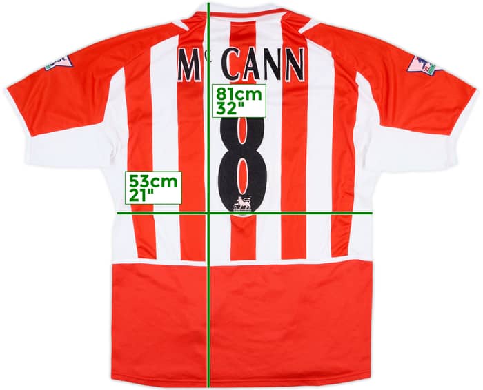 2002-03 Sunderland Home Shirt McCann #8 - 6/10 - (XL)