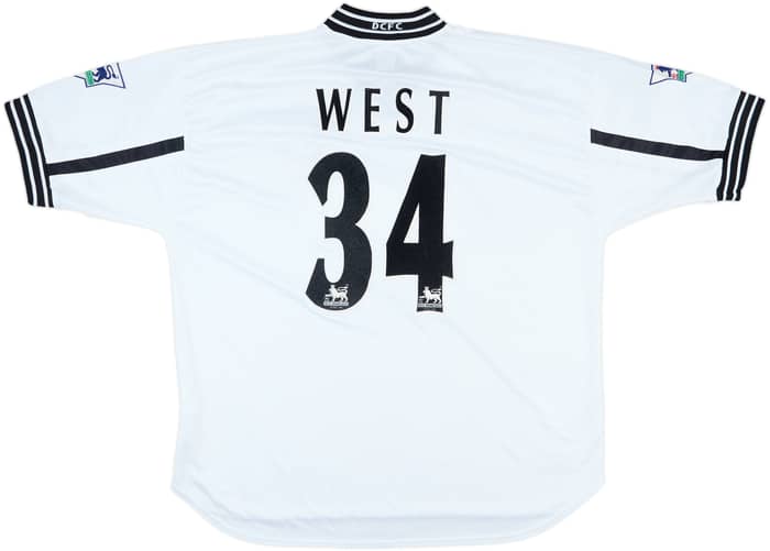 2000-01 Derby County Home Shirt West #34 - 8/10 - (XL)