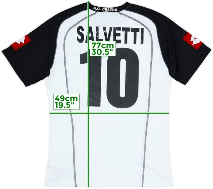 2006-07 AC Cesena Signed Home Shirt Salvetti #10 - 6/10 - (XL)