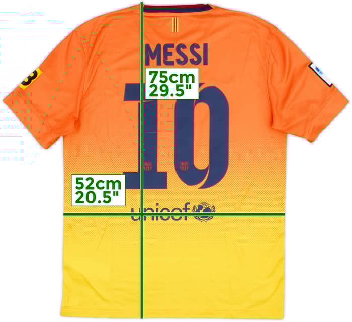2012-13 Barcelona Away Shirt Messi #10 - 8/10 - (M)