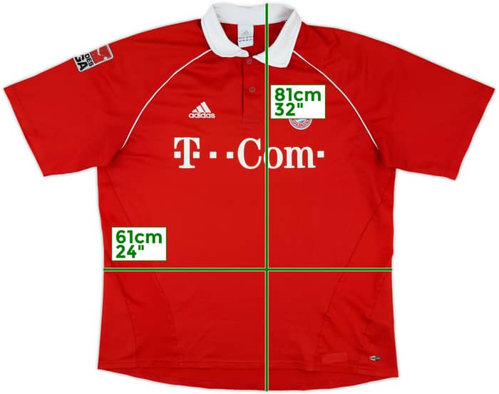2005-06 Bayern Munich Home Shirt - 5/10 - (XL)