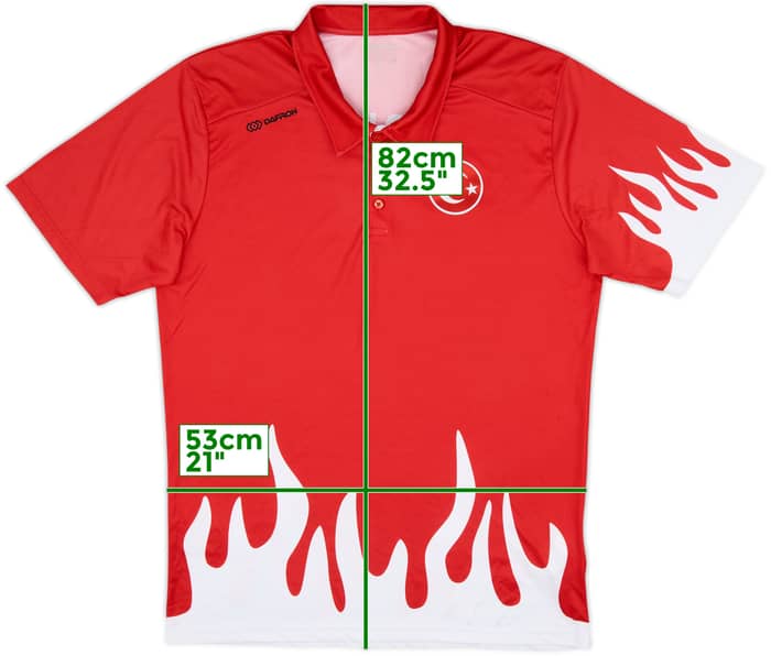 2022-23 Turkey Dafron Fan Polo Shirt - 8/10 - (4XL)