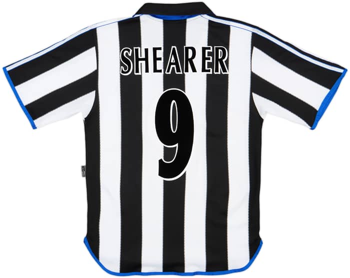 1999-00 Newcastle Home Shirt Shearer #9 - 10/10 - (S)