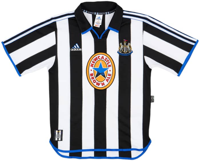 1999-00 Newcastle Home Shirt Shearer #9 - 10/10 - (S)