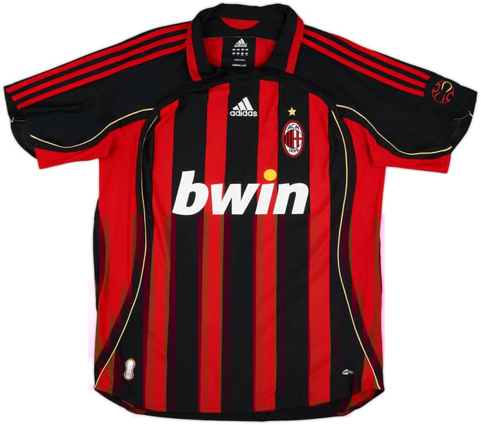 2006-07 AC Milan Home Shirt Ronaldo #99 - 9/10 - (L)
