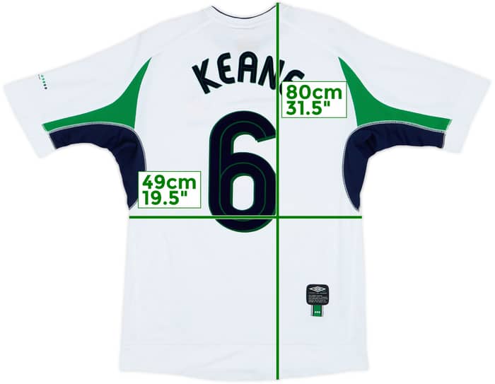 2002-03 Ireland Umbro Training Shirt Keane #6 - 7/10 - (M)