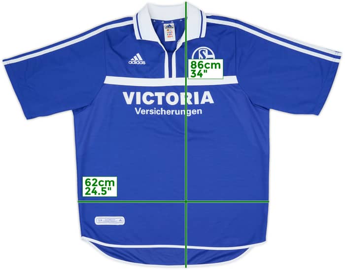 2001-02 Schalke Home Shirt - 6/10 - (XL)