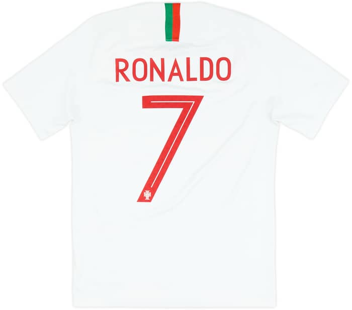 2018-19 Portugal Camiseta de visitante Ronaldo #7 - 7/10 - (S)
