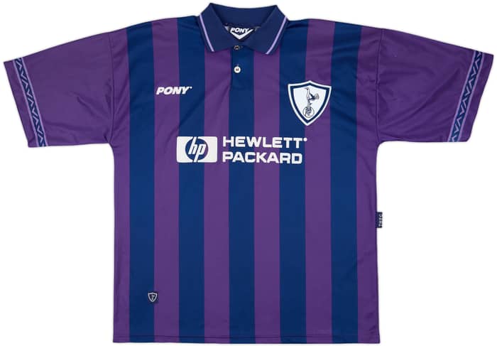 1995-97 Tottenham Away Shirt Sheringham #10 - 9/10 - (XL)