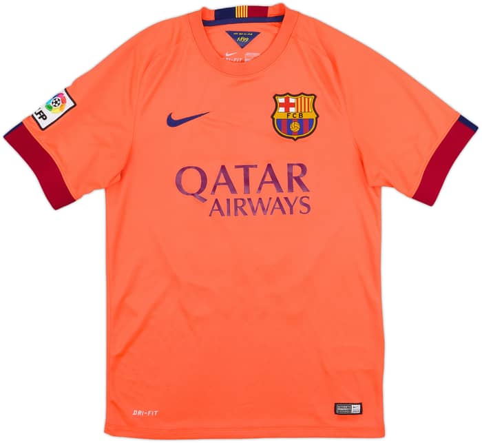 2014-15 Barcelona Away Shirt Neymar Jr #11 - 7/10 - (S)