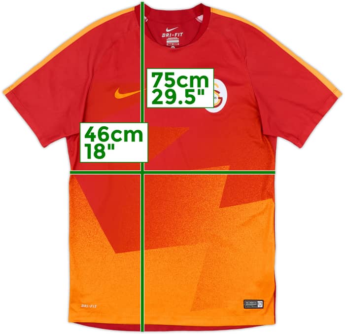 2015-16 Galatasaray Nike Training Shirt - 8/10 - (M)