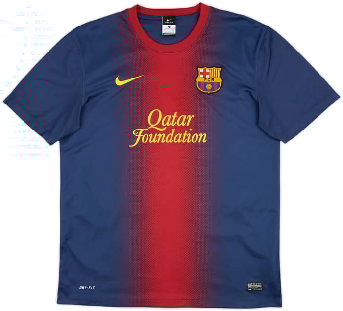 2012-13 Barcelona Basic Home Shirt Messi #10 - 9/10 - (L)