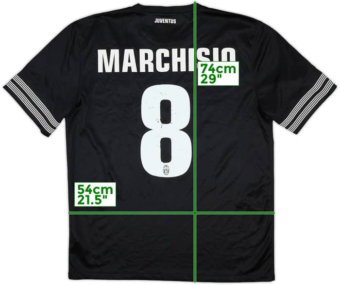 2012-13 Juventus Away Shirt Marchisio #8 - 5/10 - (L)