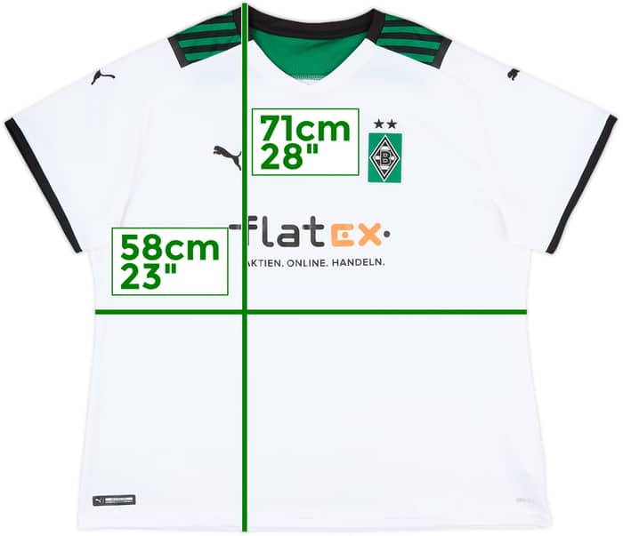 2021-22 Borussia Monchengladbach Home Shirt - 8/10 - (XXL)