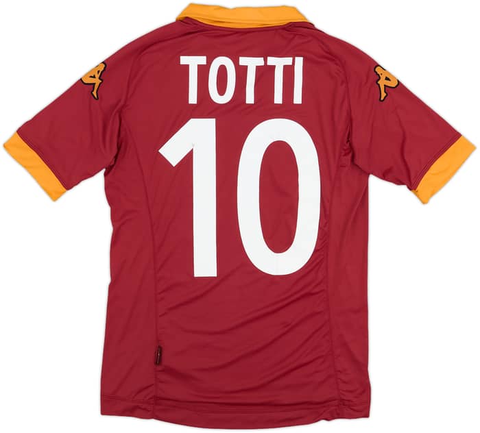 2012-13 Roma Home Shirt Totti #10 - 7/10 - (S)