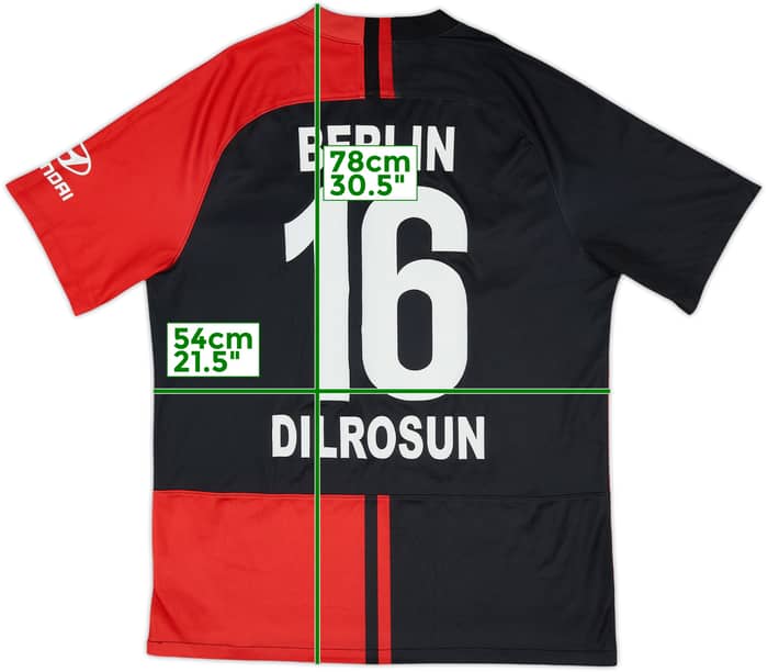 2019-20 Hertha Berlin Away Shirt Dilrosun #16 - 8/10 - (L)