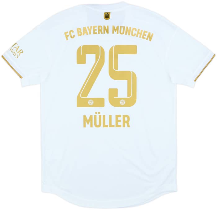 2022-23 Bayern Munich Authentic Away Shirt Muller #25 (M)
