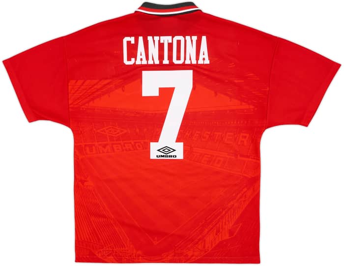 1994-96 Manchester United Home Shirt Cantona #7 - 9/10 - (M)