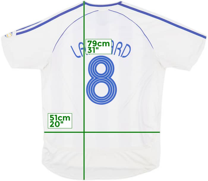 2006-07 Chelsea Away Shirt Lampard #8 - 5/10 - (M)