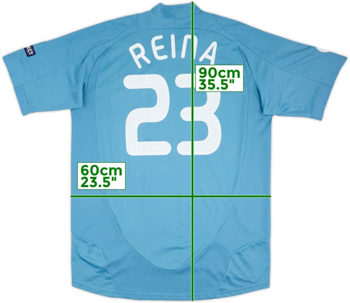2008 Spain Player Issue Euro 2008 GK Shirt Reina #23 - 8/10 - (XL)