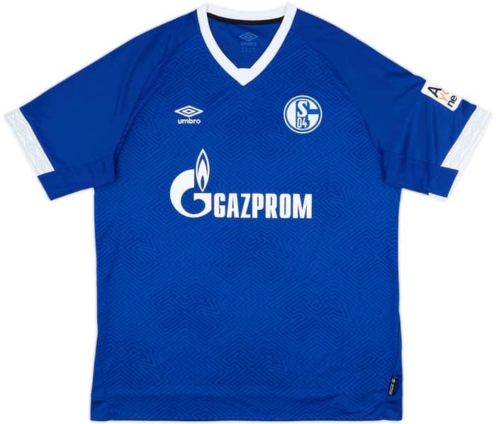 2018-19 Schalke Home Shirt Hartmut Wegner - 10/10 - (XXL)