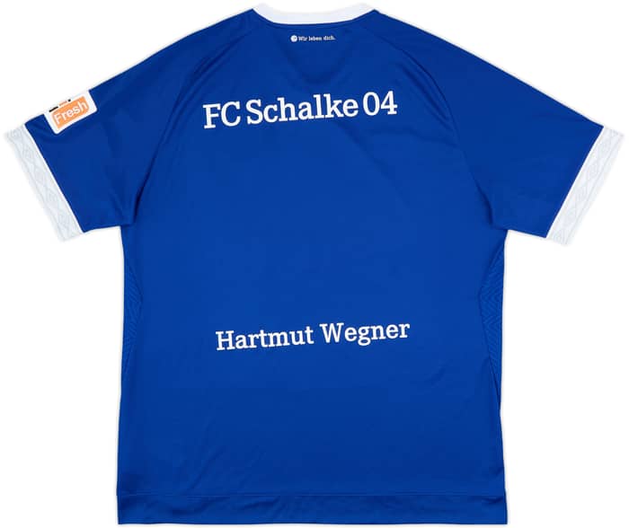 2018-19 Schalke Home Shirt Hartmut Wegner - 10/10 - (XXL)
