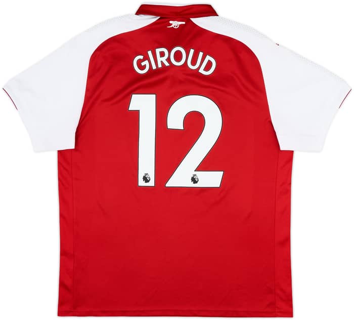 2017-18 Arsenal Home Shirt Giroud #12 - 8/10 - (XL)
