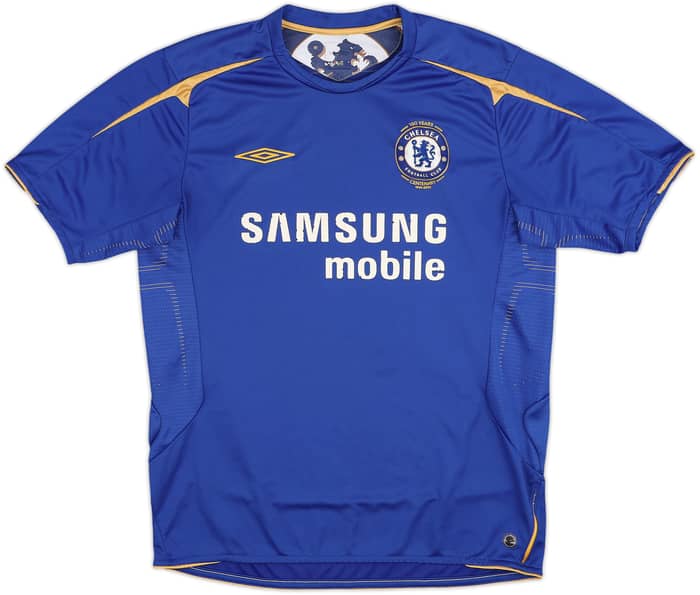 2005-06 Chelsea Centenary Home Shirt Drogba #15 - 6/10 - (L)