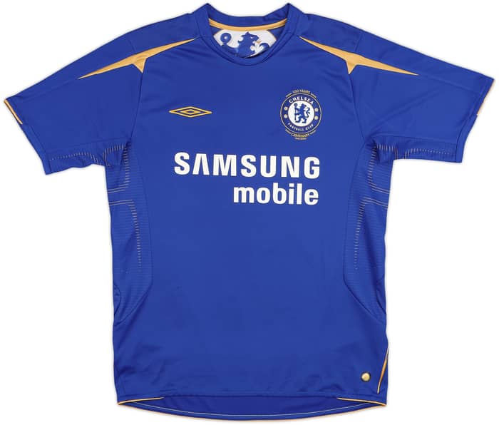 2005-06 Chelsea Centenary Home Shirt Drogba #15 - 9/10 - (M)